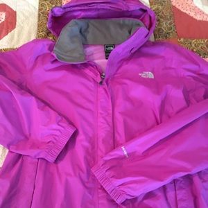 North face rain / wind coat